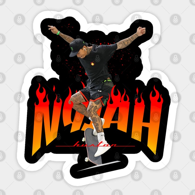 Nyjah Huston Sticker by Juantamad